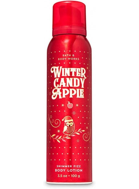 Bath And Body Works Winter Candy Apple Shimmer Fizz Body Lotion 100g - Vitamins A & E Plus A Kiss Of Shimmer