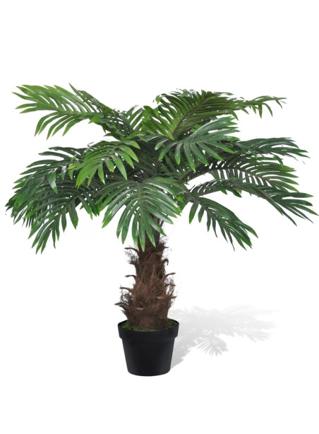 vidaXL Lifelike Artificial Cycus Palm Tree with Pot 80 cm