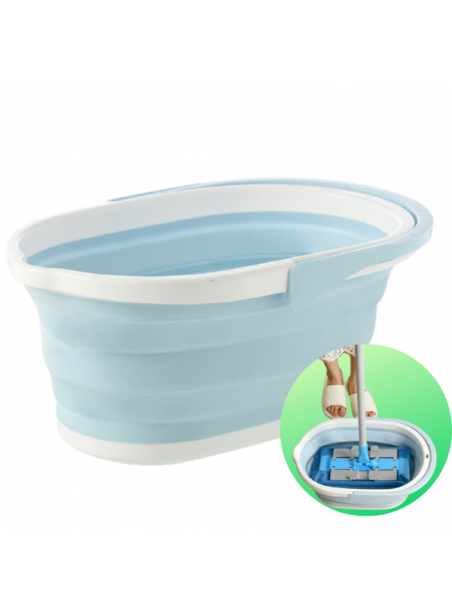 Foldable Bucket Bin - Space-Saving Pop Up Bucket, Great For Outdoor And Cleaning