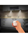 Wireless LED Puck Lights - 3 Pcs with Remote Control, Dimmable Cabinet/Closet Lighting, Battery Operated
