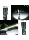 Tactical LED Flash Light - 10000 Lumens, Rechargeable, 5 Light Modes, Waterproof, Compatible with AAA, 18650 and 26650 batteries