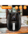 8-IN-1 Large Air Fryer with Nonstick Basket, LED Display, Temperature & Time Control