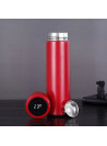 Smart Water Bottle, 500ml LED Temperature Display Thermos Cup, Stainless Steel Vacuum Travel Mug for 24 Hours