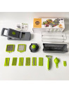 GStorm Sharp Stainless steel and Safe Vegetable Chopper 14 in 1 Kitchen Professional Set