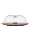 Cake Dome, Protective Glass Dome, DC2645 | Cake Stands with Dome Lid | Multifunctional Cake Dome Platter Snack Fruit Server Sala