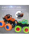 Truck Toy Cars for Boys, 4 Pack Push Cars for Toddlers, Inertia Toy Car, Monster Trucks for Kids Friction